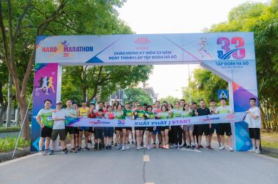Hào hứng trên từng cây số cùng giải chạy Hado Marathon 2023